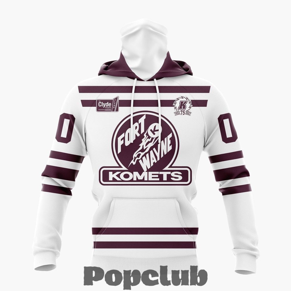 Fort Wayne Komets Personalized 1952 Throwbacks Design Hoodie Fort Wayne Komets Personalized 1952 Throwbacks Design Hoodie
