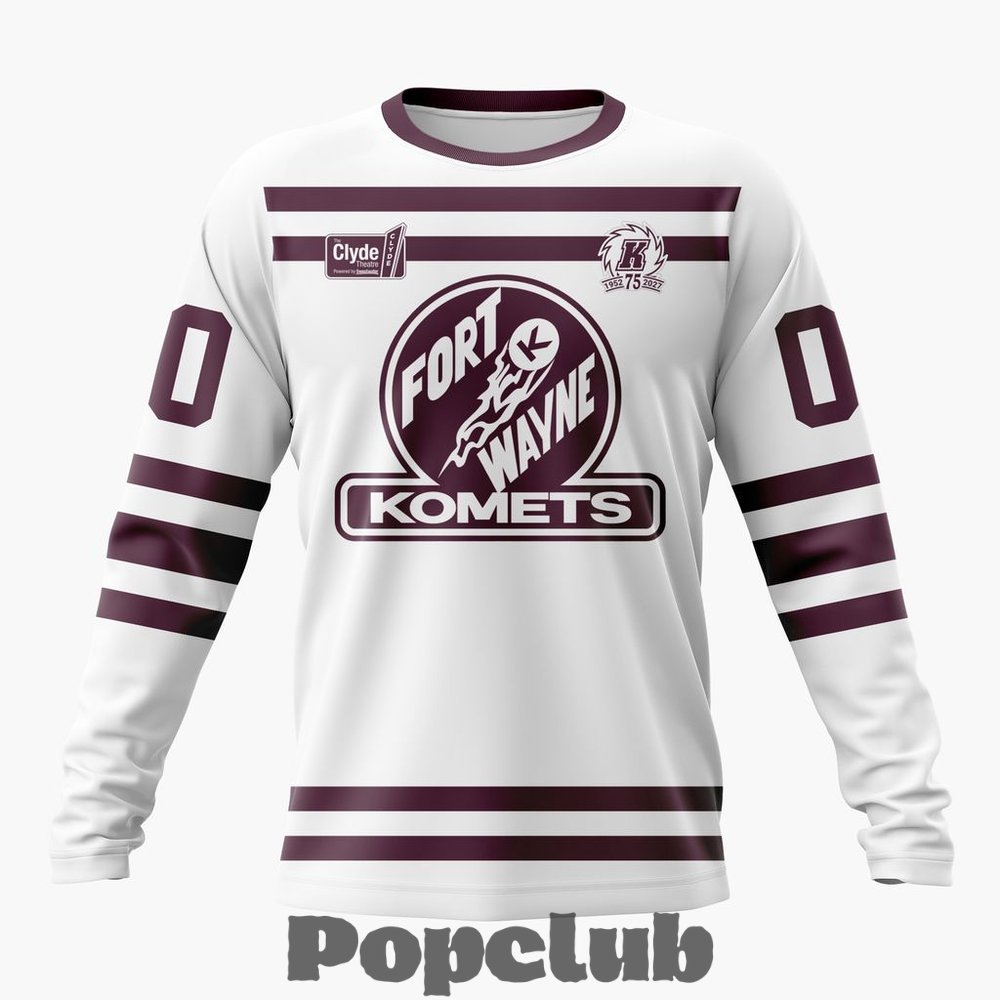 Fort Wayne Komets Personalized 1952 Throwbacks Design Hoodie Fort Wayne Komets Personalized 1952 Throwbacks Design Hoodie