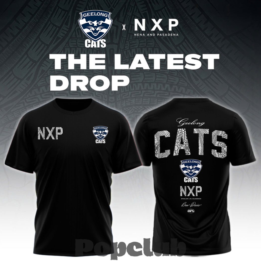 Geelong Cats x Ben Davis Limited Raptor Tee Geelong Cats x Ben Davis Limited Raptor Tee
