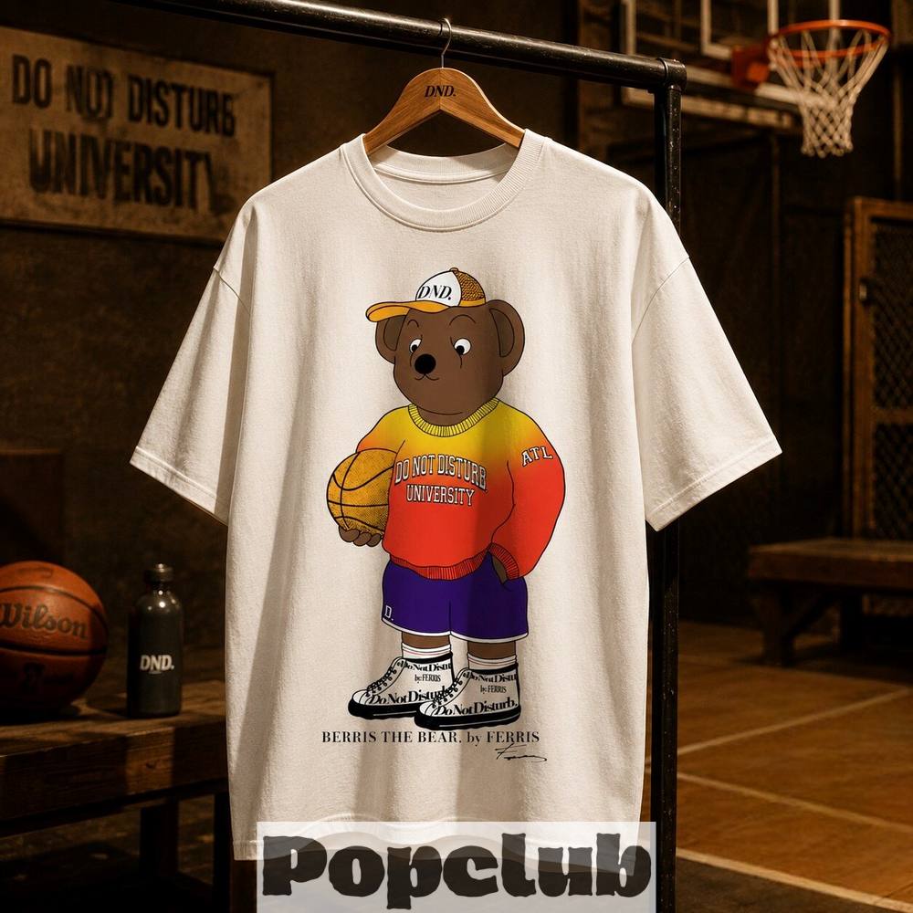 Giannis Antetokounmpo Berris The Bear Do Not Disturb University Basketball T-Shirt Giannis Antetokounmpo Berris The Bear Do Not Disturb University Basketball T-Shirt