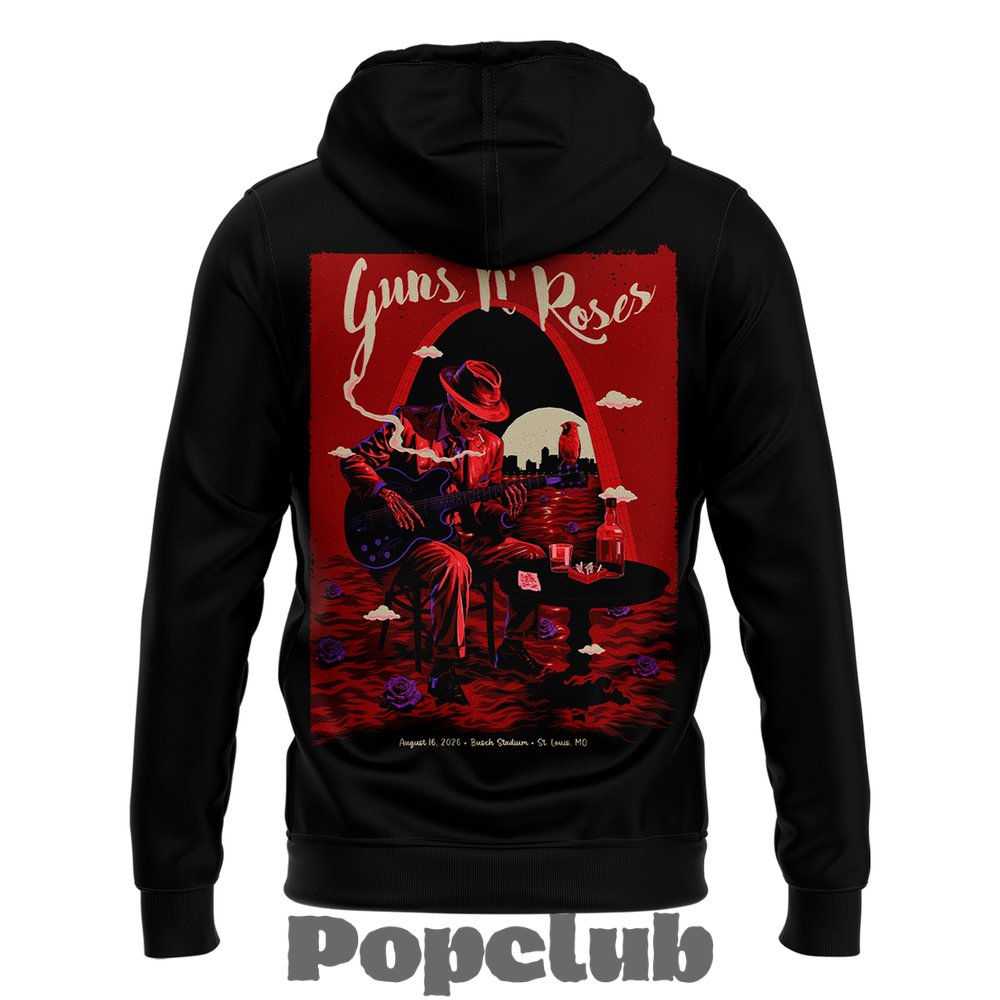 Guns N’ Roses x St. Louis Cardinals 2026 Hoodie Guns N’ Roses x St. Louis Cardinals 2026 Hoodie