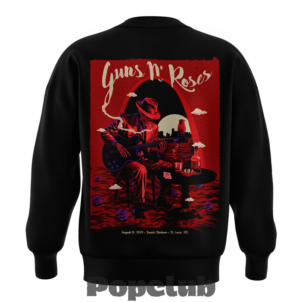 Guns N’ Roses x St. Louis Cardinals 2026 Sweatshirt Guns N’ Roses x St. Louis Cardinals 2026 Sweatshirt