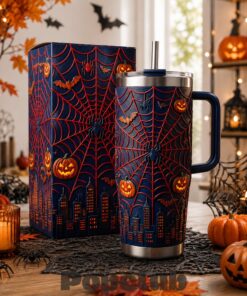 Halloween Spider Web Pumpkin Spooky Custom Tumbler Halloween Spider Web Pumpkin Spooky Custom Tumbler