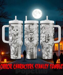 Horror Characters 40oz Stanley Tumbler Horror Characters 40oz Stanley Tumbler