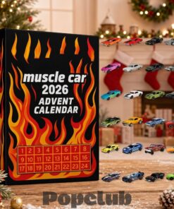 Hot Wheels Muscle Toy Car Advent Calendar