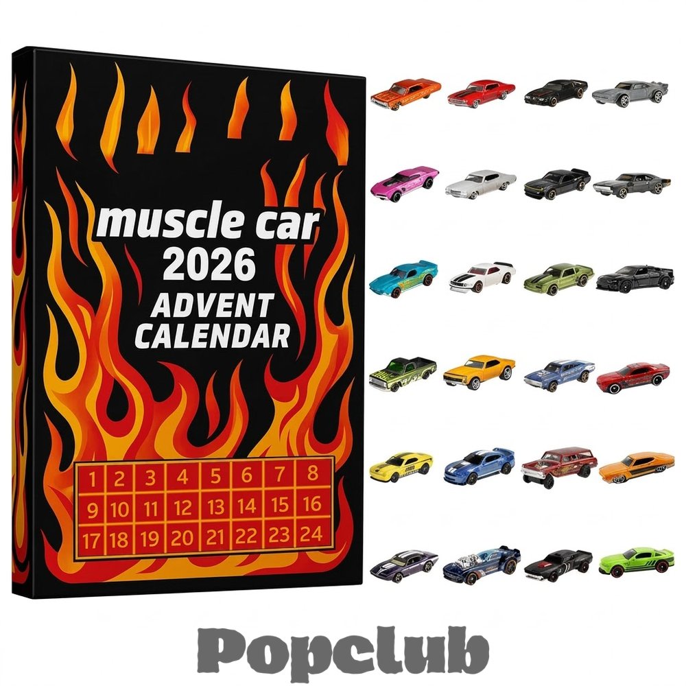Hot Wheels Muscle Toy Car Advent Calendar Hot Wheels Muscle Toy Car Advent Calendar