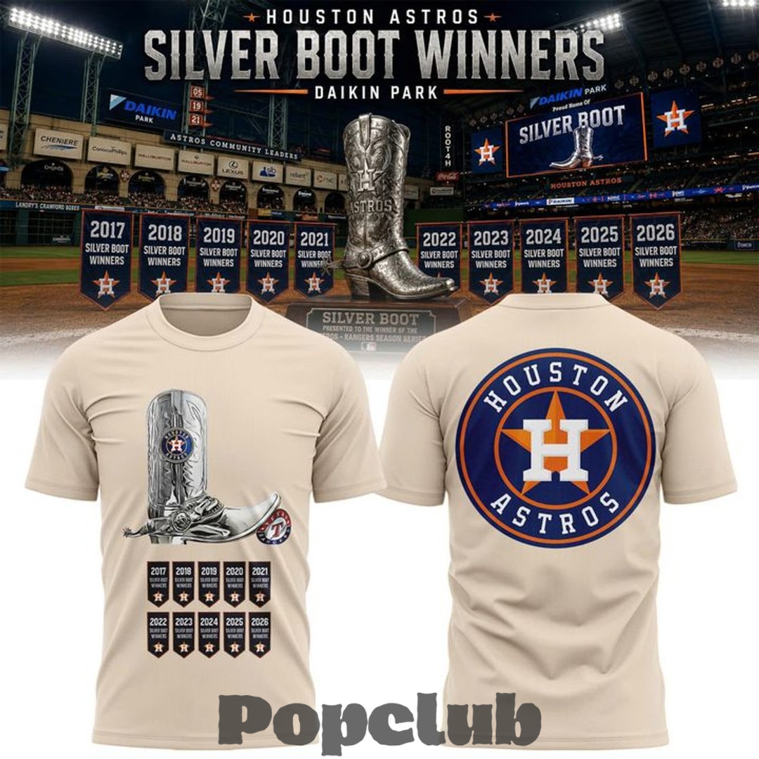 Houston Astros Silver Boot Series 2026 Limited Edition Cream Shirt Houston Astros Silver Boot Series 2026 Limited Edition Cream Shirt