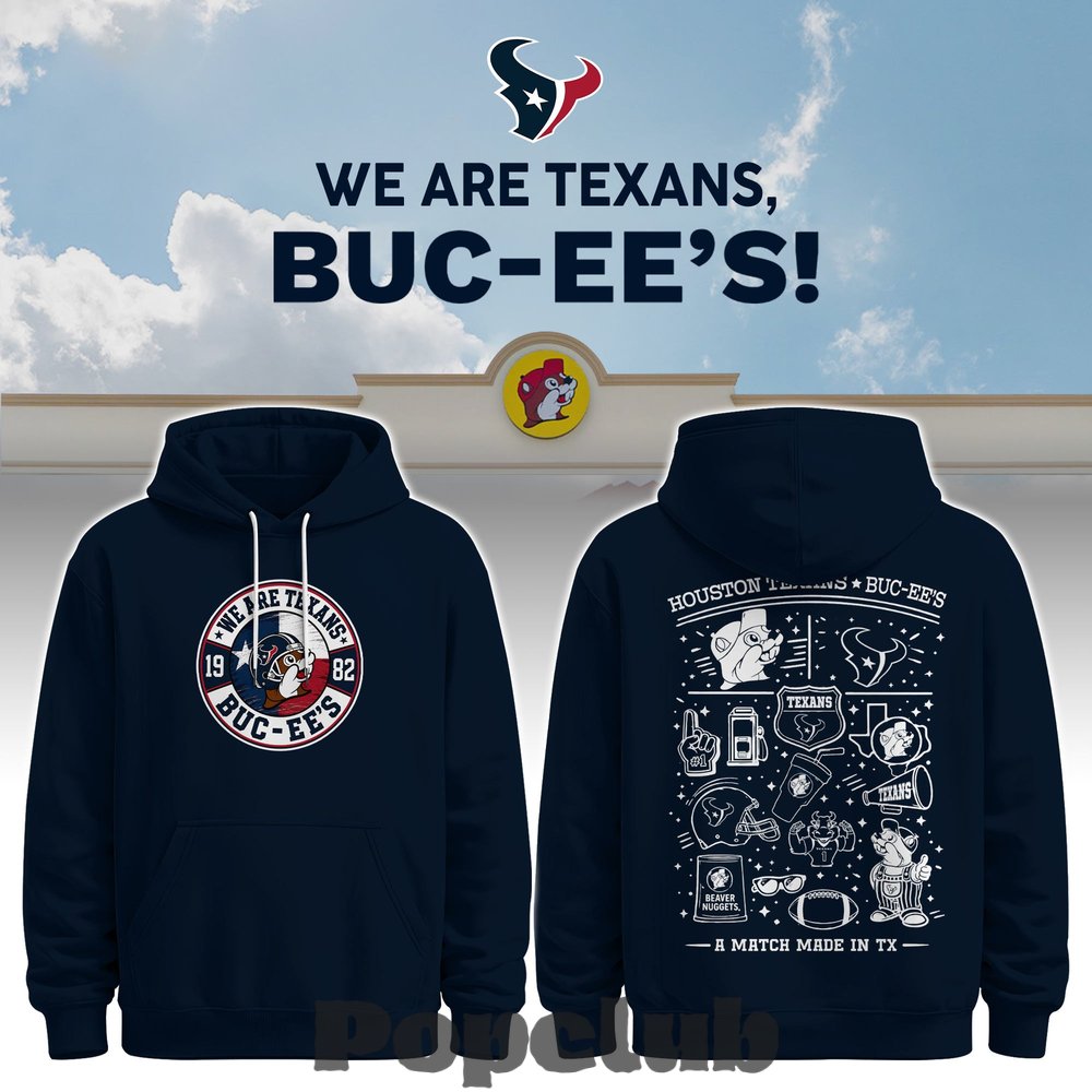 Houston Texans x Buc-ee’s We Are Texans Hoodie Houston Texans x Buc-ee’s We Are Texans Hoodie