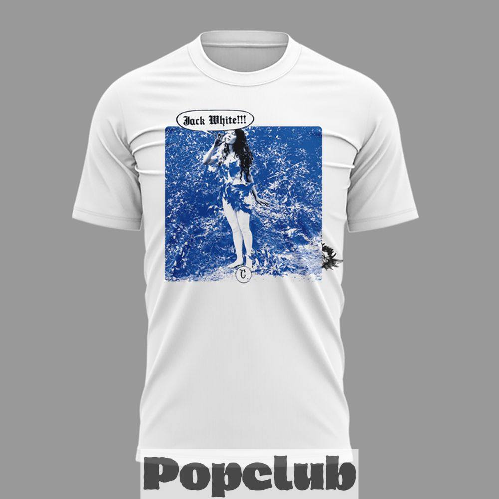 Jack White Live 2026 Tour Limited Edition White T-Shirt Jack White Live 2026 Tour Limited Edition White T-Shirt