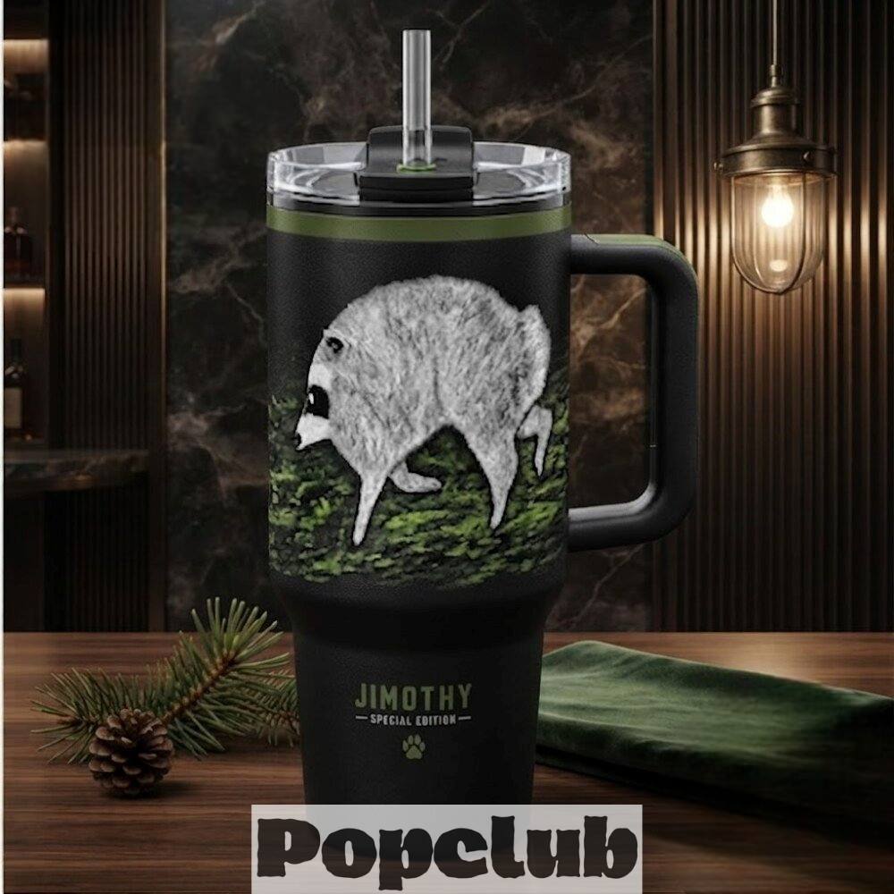 Jimothy Special Edition Bear Insulated Tumbler with Handle Jimothy Special Edition Bear Insulated Tumbler with Handle