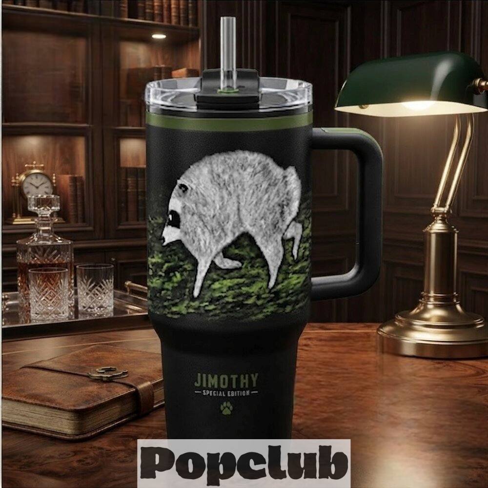 Jimothy Special Edition Bear Insulated Tumbler with Handle Jimothy Special Edition Bear Insulated Tumbler with Handle