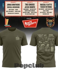 Jonas Brothers Boots And Hearts Festival 2026 3D Shirt Jonas Brothers Boots And Hearts Festival 2026 3D Shirt