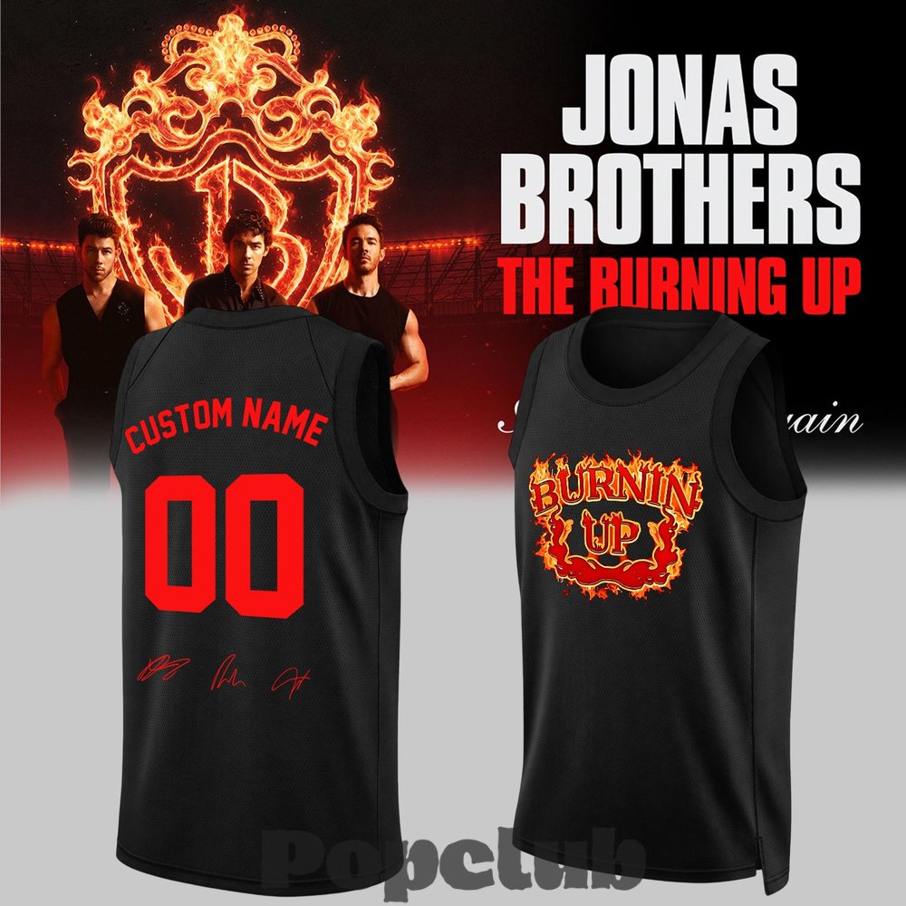 Jonas Brothers The Burning Up Tour Custom Basketball Jersey Jonas Brothers The Burning Up Tour Custom Basketball Jersey