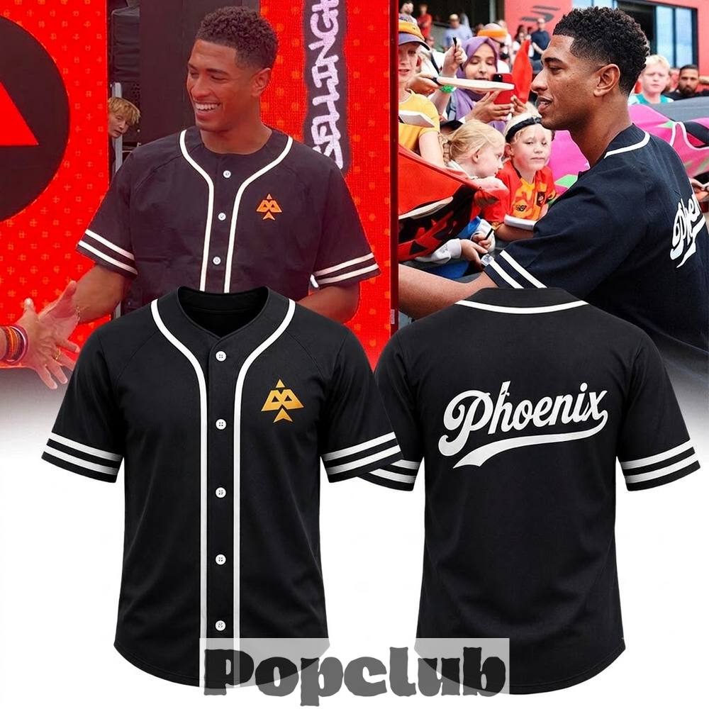 Jude Bellingham Birmingham Phoenix Baseball Jersey Jude Bellingham Birmingham Phoenix Baseball Jersey