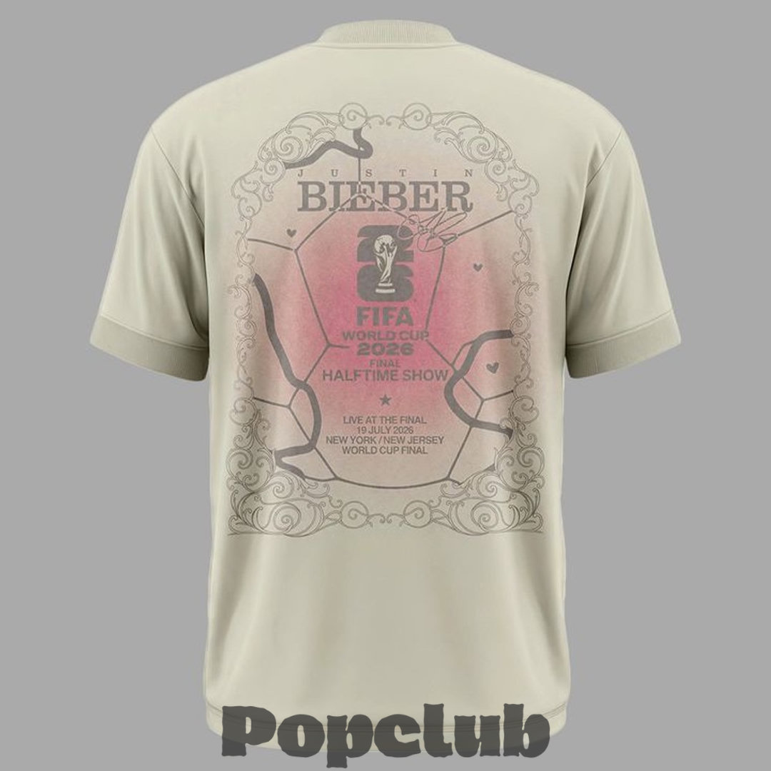 Justin Bieber World Cup 2026 Halftime Show Special T-Shirt Justin Bieber World Cup 2026 Halftime Show Special T-Shirt