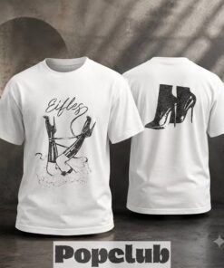 Justin Bieber in Panarea Eifles Heels T-Shirt