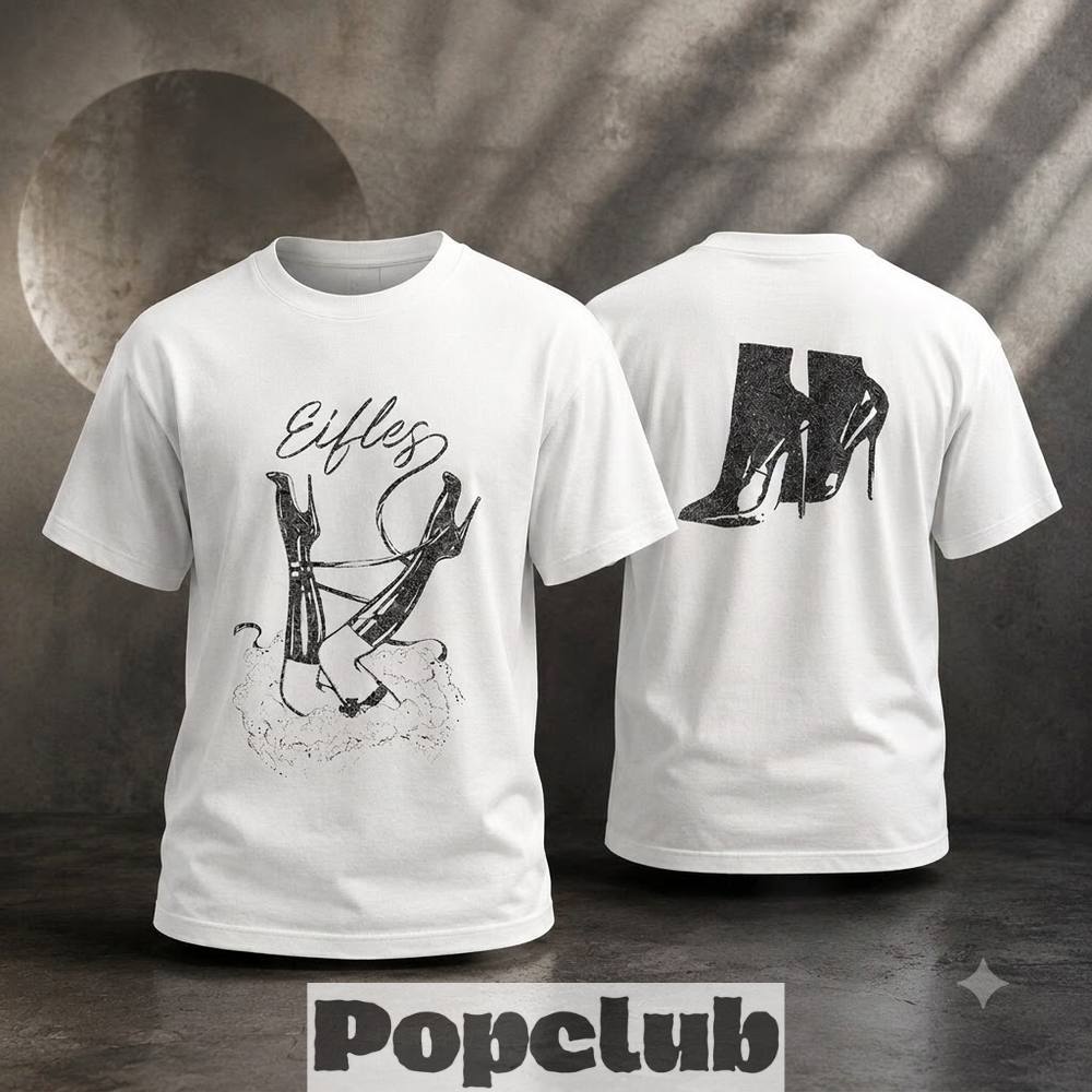 Justin Bieber in Panarea Eifles Heels T-Shirt Justin Bieber in Panarea Eifles Heels T-Shirt