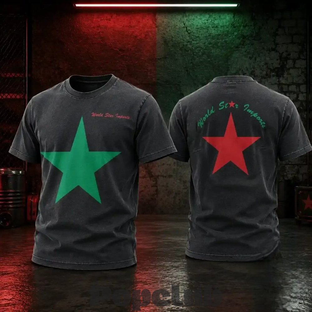 Justin Bieber World Star Imports Star T-Shirt Justin Bieber World Star Imports Star T-Shirt