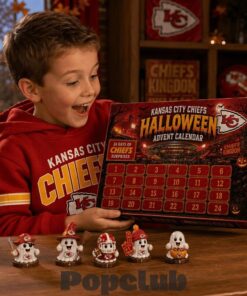 Kansas City Chiefs Halloween 2026 Advent Calendar 24 Days Countdown Figurine Set