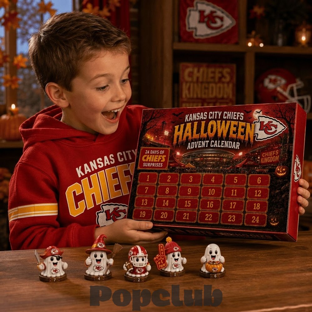 Kansas City Chiefs Halloween 2026 Advent Calendar 24 Days Countdown Figurine Set Kansas City Chiefs Halloween 2026 Advent Calendar 24 Days Countdown Figurine Set