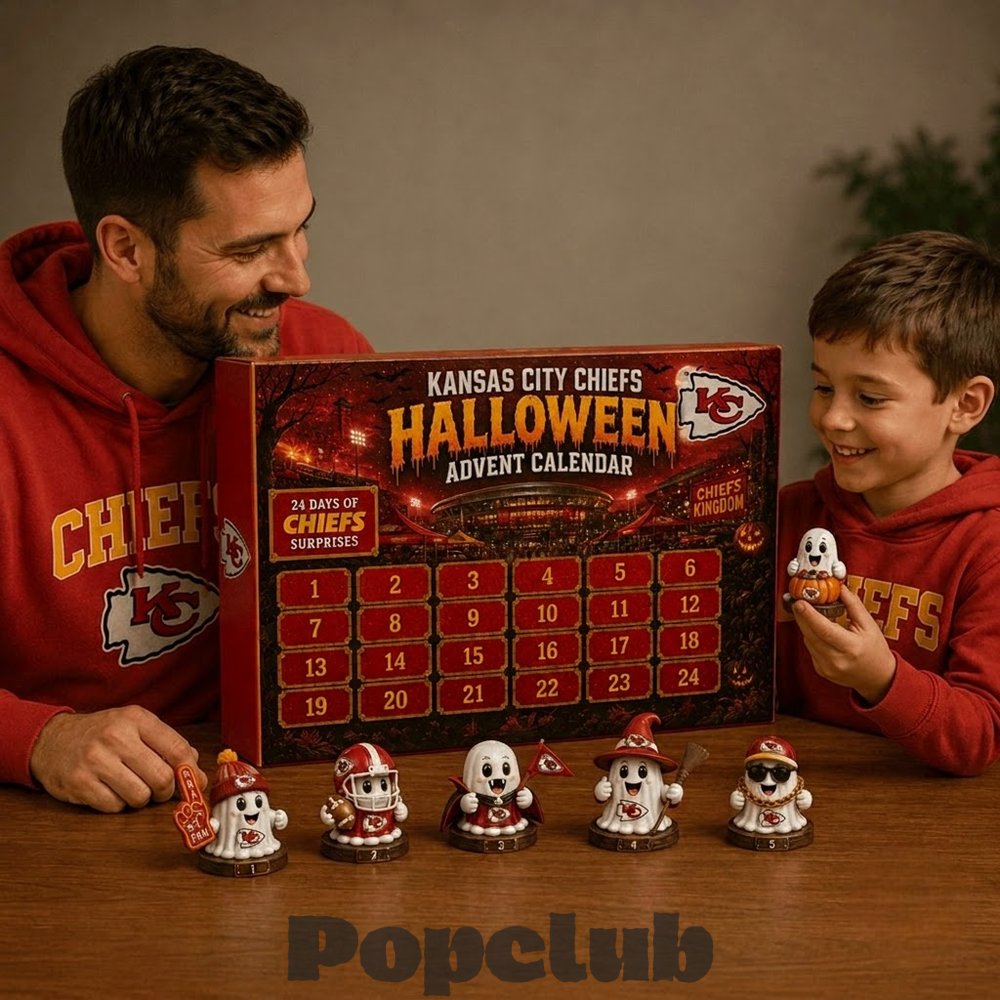 Kansas City Chiefs Halloween 2026 Advent Calendar 24 Days Countdown Figurine Set Kansas City Chiefs Halloween 2026 Advent Calendar 24 Days Countdown Figurine Set