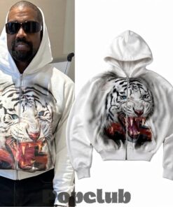 Kanye West Ye LA MASKARADE Tiger Hoodie