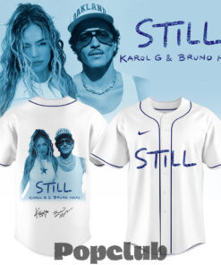 Karol G & Bruno Mars “STILL” Limited Edition Signature Baseball Jersey