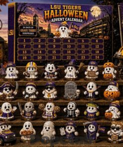 LSU Tigers Halloween 2026 Advent Calendar 24 Days Countdown Figurine Set