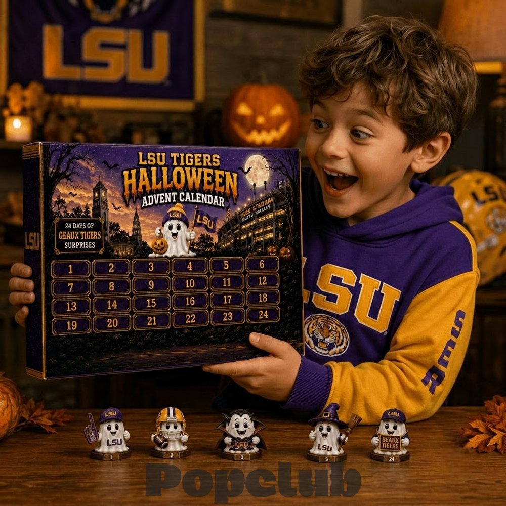 LSU Tigers Halloween 2026 Advent Calendar 24 Days Countdown Figurine Set LSU Tigers Halloween 2026 Advent Calendar 24 Days Countdown Figurine Set
