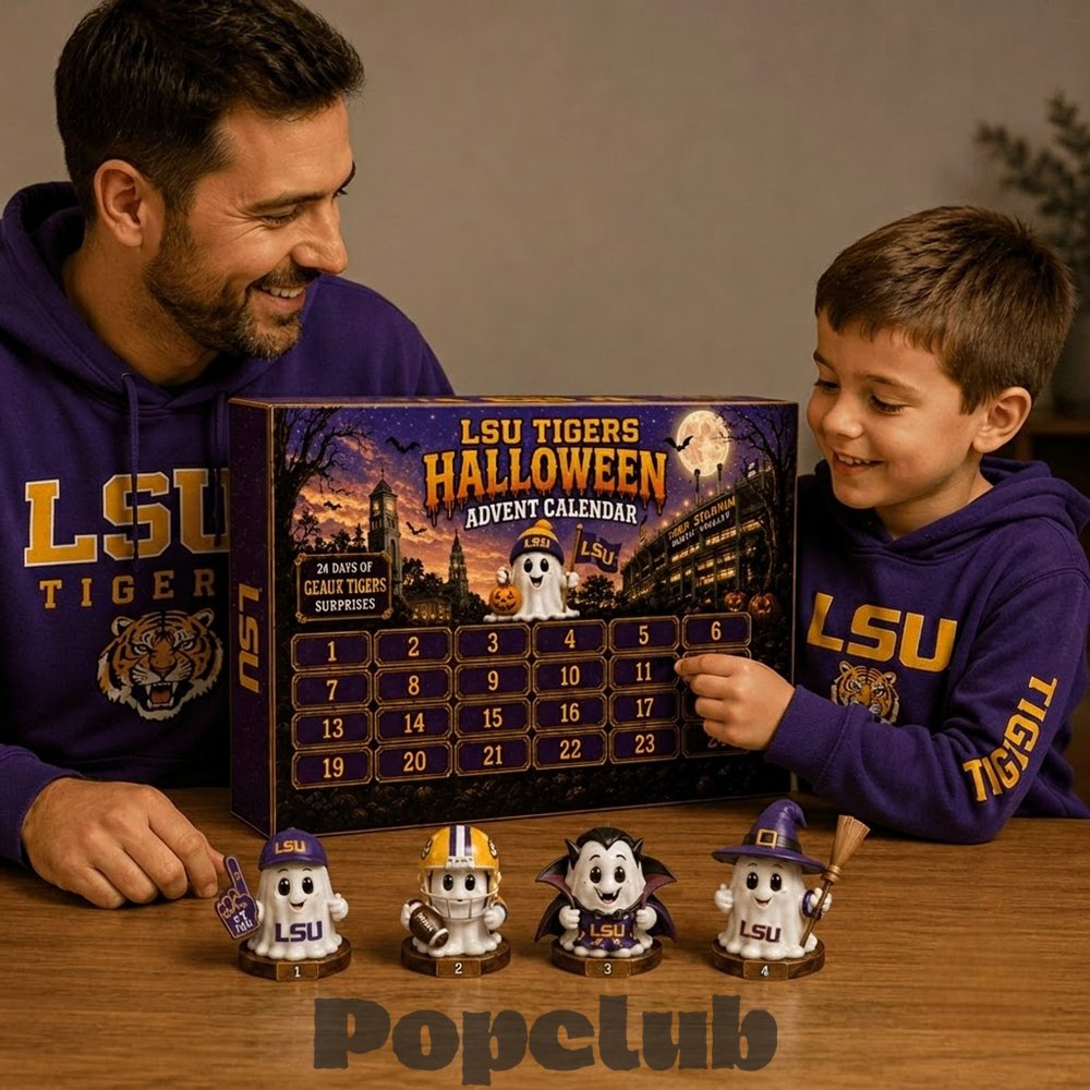 LSU Tigers Halloween 2026 Advent Calendar 24 Days Countdown Figurine Set LSU Tigers Halloween 2026 Advent Calendar 24 Days Countdown Figurine Set