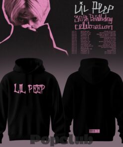 Lil Peep 30th Birthday Celebration 2026 Tour Hoodie Lil Peep 30th Birthday Celebration 2026 Tour Hoodie