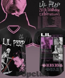 Lil Peep 30th Birthday Celebration 2026 Tour Special Football Jersey