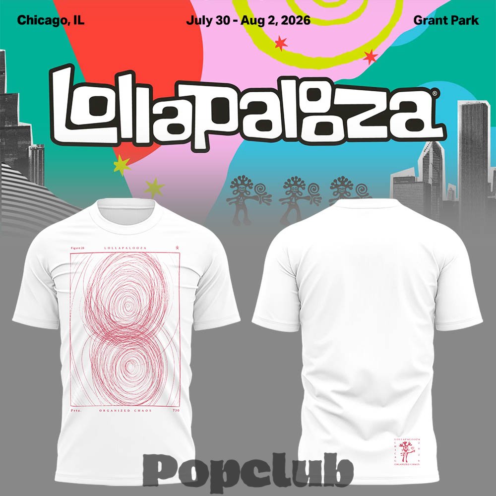 Lollapalooza Lolla Fes 2D T-Shirt Lollapalooza Lolla Fes 2D T-Shirt