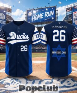 Long Island Ducks Jewish Heritage Night Baseball Jersey