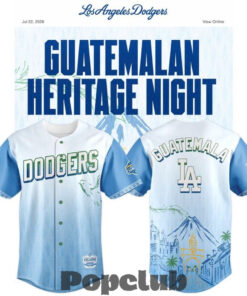 Los Angeles Dodgers x Guatemalan Heritage Night 2026 Baseball Jersey