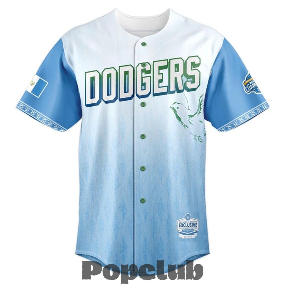 Los Angeles Dodgers x Guatemalan Heritage Night 2026 Baseball Jersey Los Angeles Dodgers x Guatemalan Heritage Night 2026 Baseball Jersey