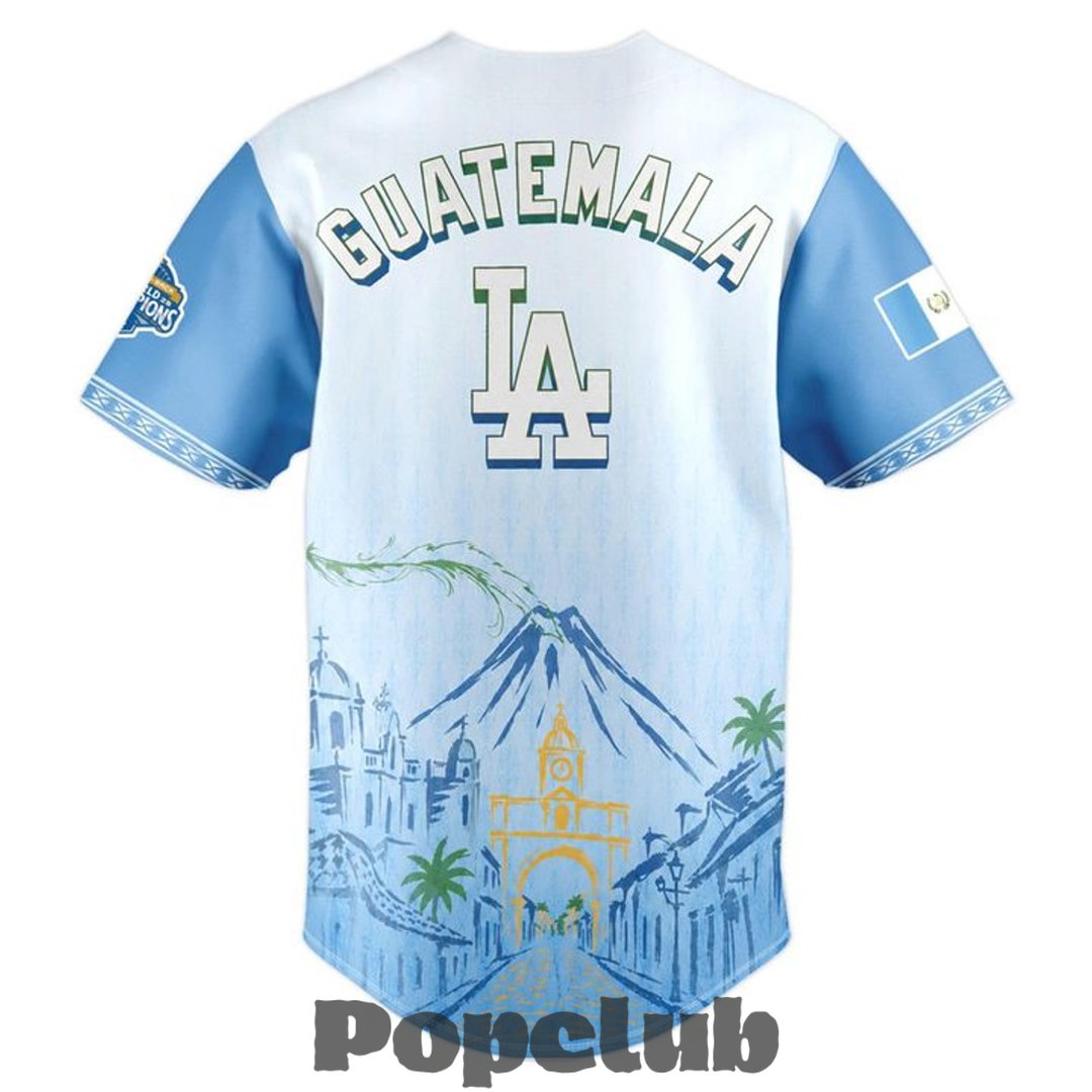Los Angeles Dodgers x Guatemalan Heritage Night 2026 Baseball Jersey Los Angeles Dodgers x Guatemalan Heritage Night 2026 Baseball Jersey