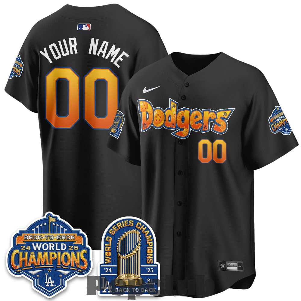 Los Angeles Dodgers x Dragon Balls Night 2026 Custom Baseball Jersey Los Angeles Dodgers x Dragon Balls Night 2026 Custom Baseball Jersey