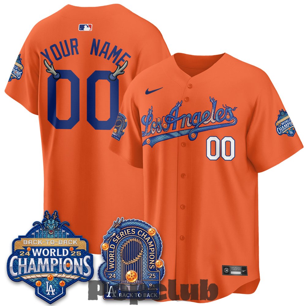 Los Angeles Dodgers x Dragon Balls Night 2026 Custom Baseball Jersey Los Angeles Dodgers x Dragon Balls Night 2026 Custom Baseball Jersey