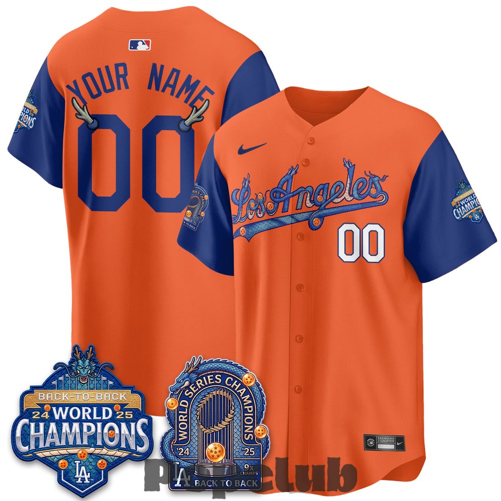 Los Angeles Dodgers x Dragon Balls Night 2026 Custom Baseball Jersey Los Angeles Dodgers x Dragon Balls Night 2026 Custom Baseball Jersey