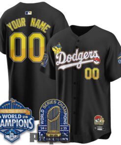 Los Angeles Dodgers x Pokémon 2026 Custom Baseball Jersey
