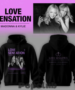 Madonna & Kylie Love Sensation Vintage Style Hoodie