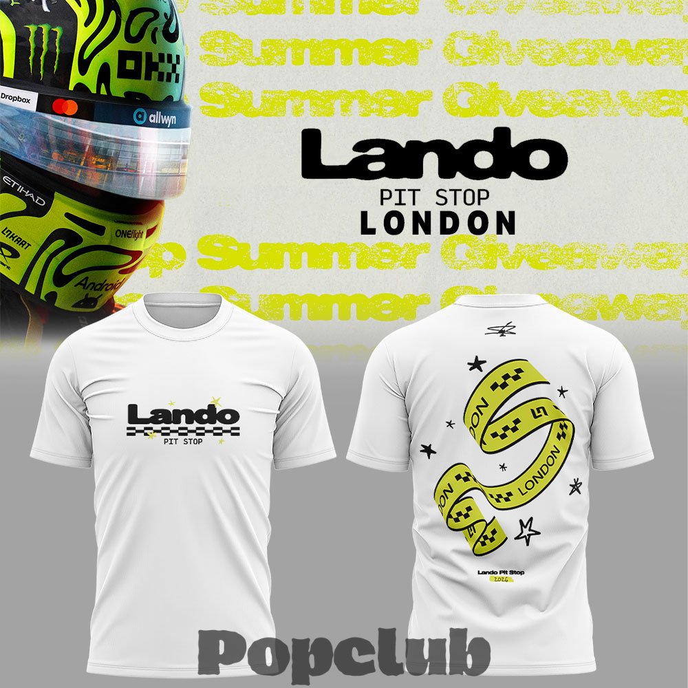 McLaren F1 Team x LANDO PIT STOP LONDON T-Shirt McLaren F1 Team x LANDO PIT STOP LONDON T-Shirt
