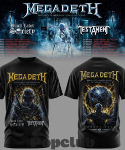 Megadeth Breakout Hibernation of the Nations Tour Premium Graphic T-Shirt