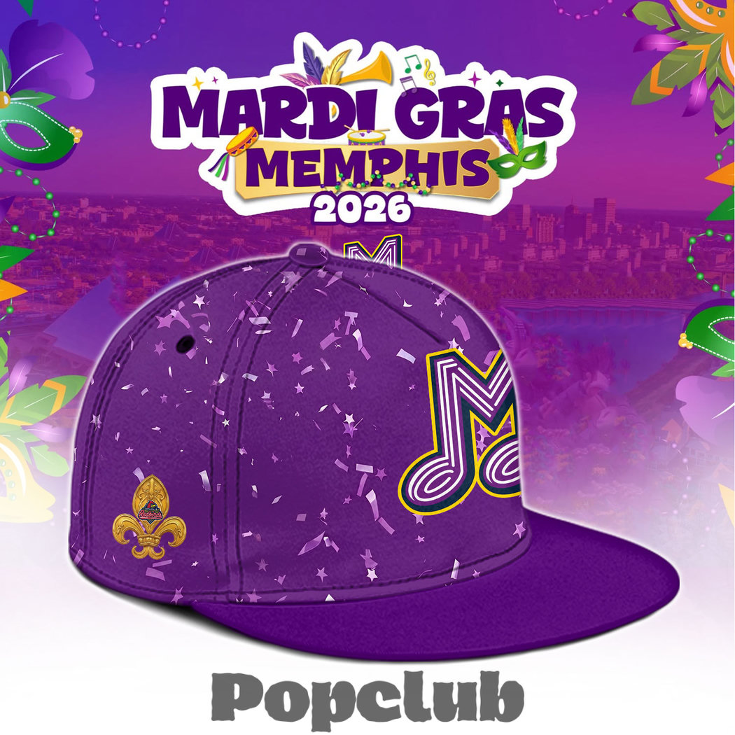 Memphis Redbirds Mardi Gras Custom Jersey Memphis Redbirds Mardi Gras Custom Jersey