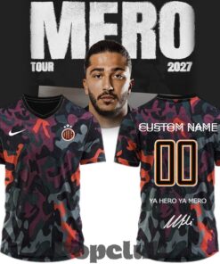 Mero “Mero Tour 2027” Limited Edition Custom Football Jersey