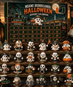 Miami Hurricanes Halloween 2026 Advent Calendar 24 Days Countdown Figurine Set