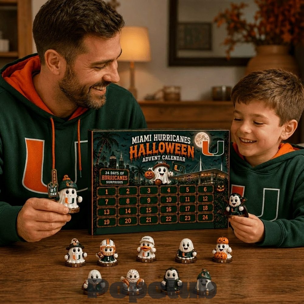 Miami Hurricanes Halloween 2026 Advent Calendar 24 Days Countdown Figurine Set Miami Hurricanes Halloween 2026 Advent Calendar 24 Days Countdown Figurine Set