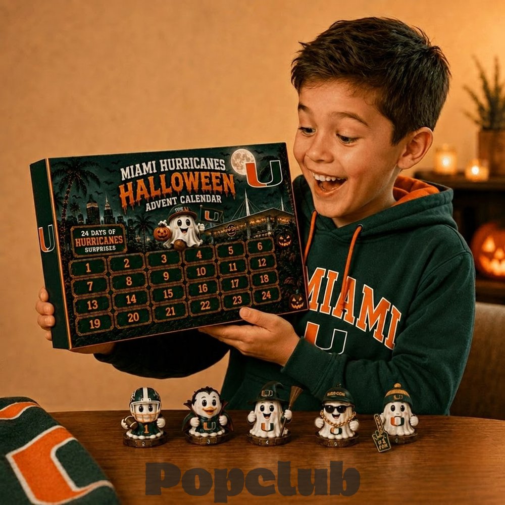 Miami Hurricanes Halloween 2026 Advent Calendar 24 Days Countdown Figurine Set Miami Hurricanes Halloween 2026 Advent Calendar 24 Days Countdown Figurine Set