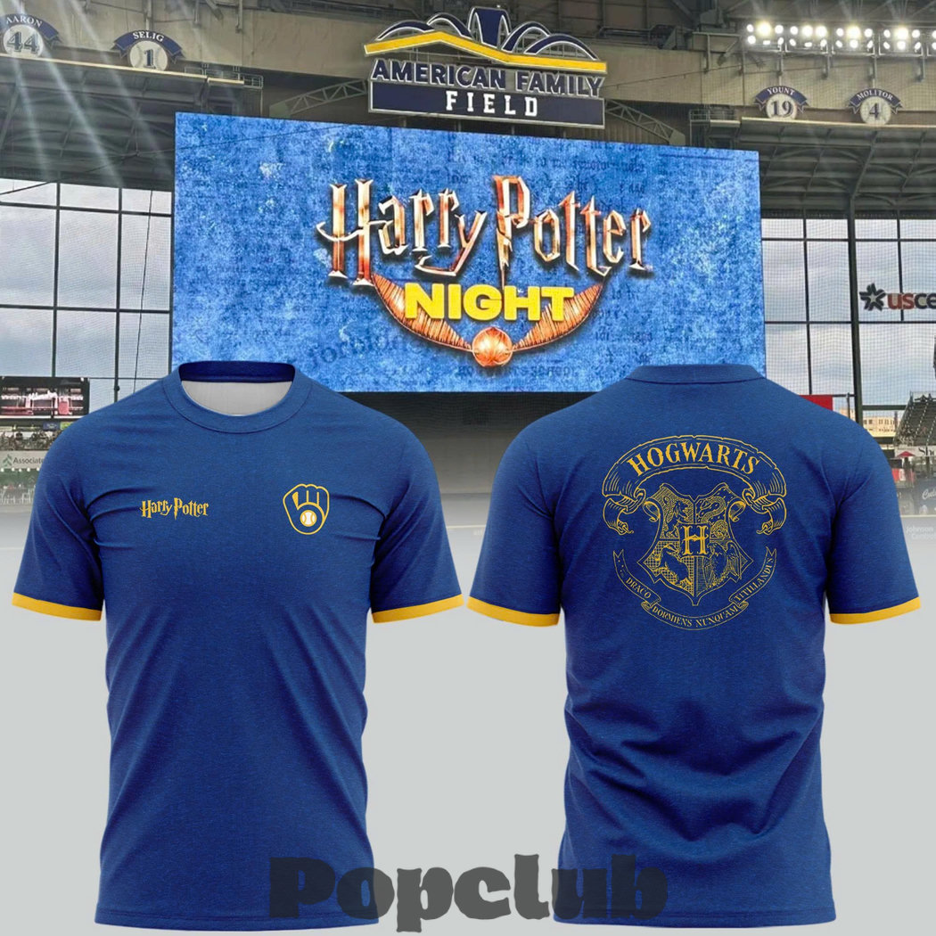 Milwaukee Brewers Harry Potter Night T-Shirt – Special Edition Milwaukee Brewers Harry Potter Night T-Shirt – Special Edition